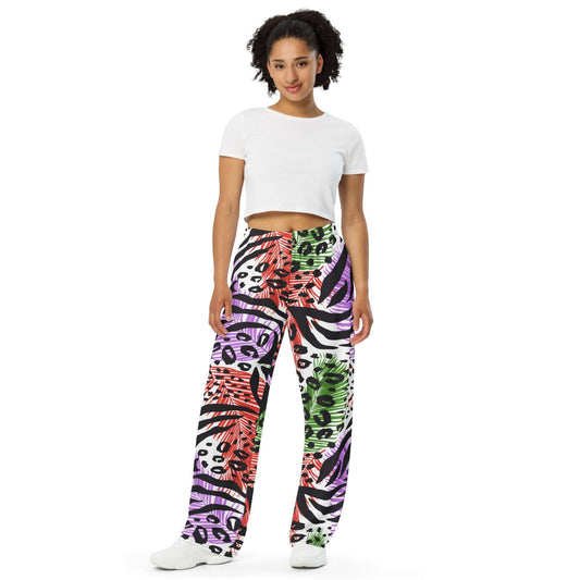 WILD ZEBRA Unisex Wide Leg Pants - Premium Wide Leg Pants from The Wishful Fish Kids - Just $40! Shop now at The Wishful Fish Kids