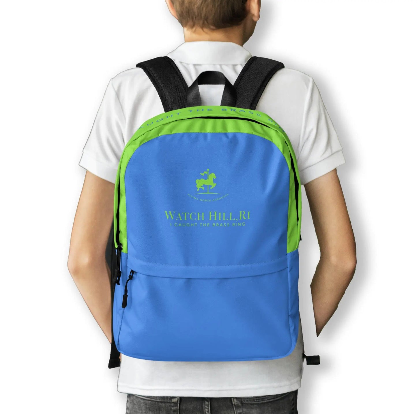 The BRASS RING Backpack is a fun and bold way to carry the spirit of summer adventures. SHOP now at The Wishful Fish KIDS