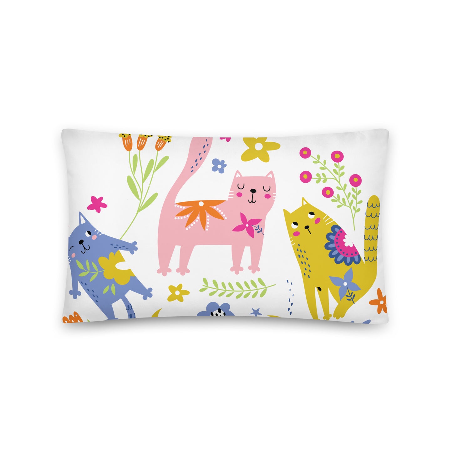 PLAYFUL KITTIES Pillows - Premium Pillows from The Wishful Fish Kids - Just $21! Shop now at The Wishful Fish Kids