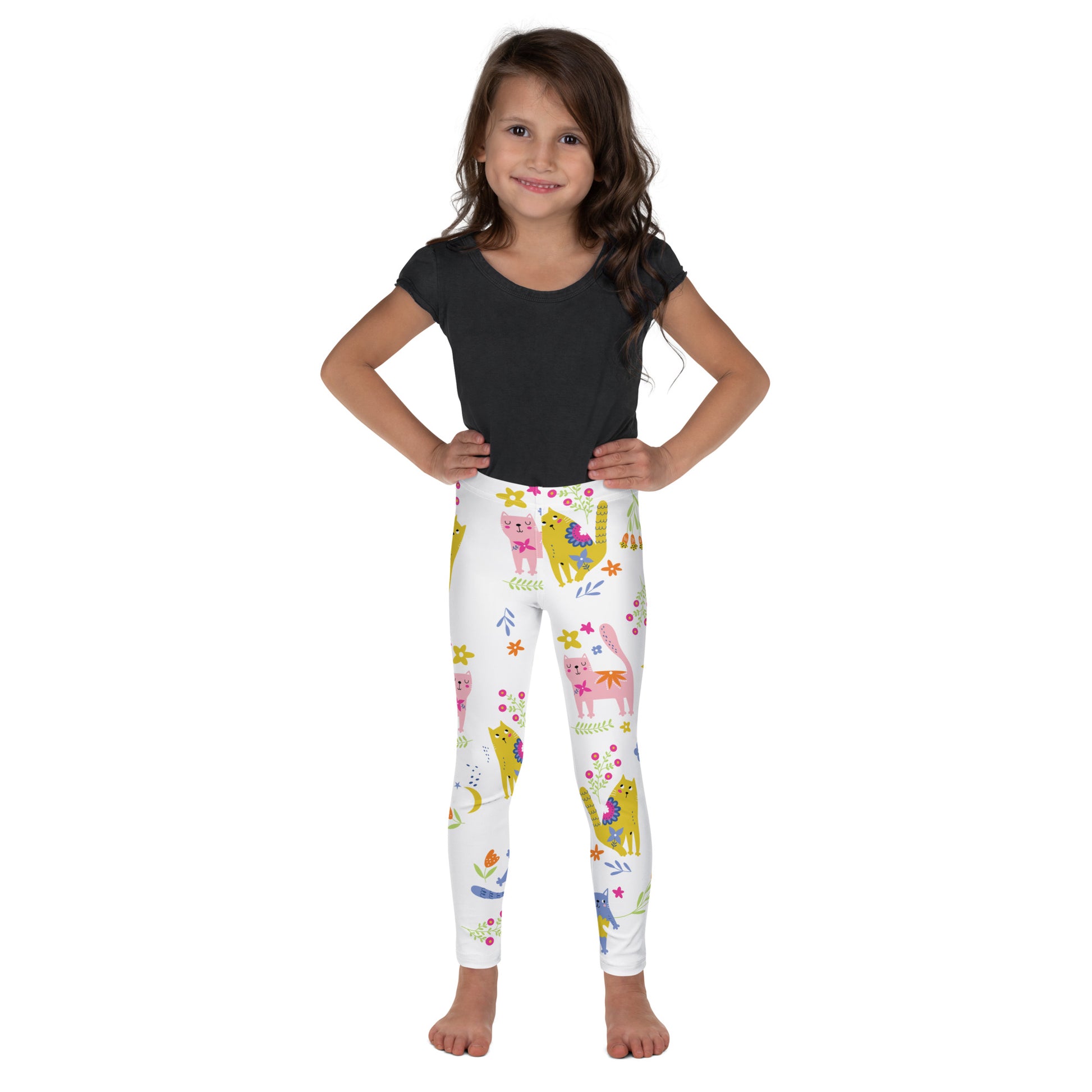 PLAYFUL KITTIES Leggings - Premium Leggings from The Wishful Fish Kids - Just $26! Shop now at The Wishful Fish Kids