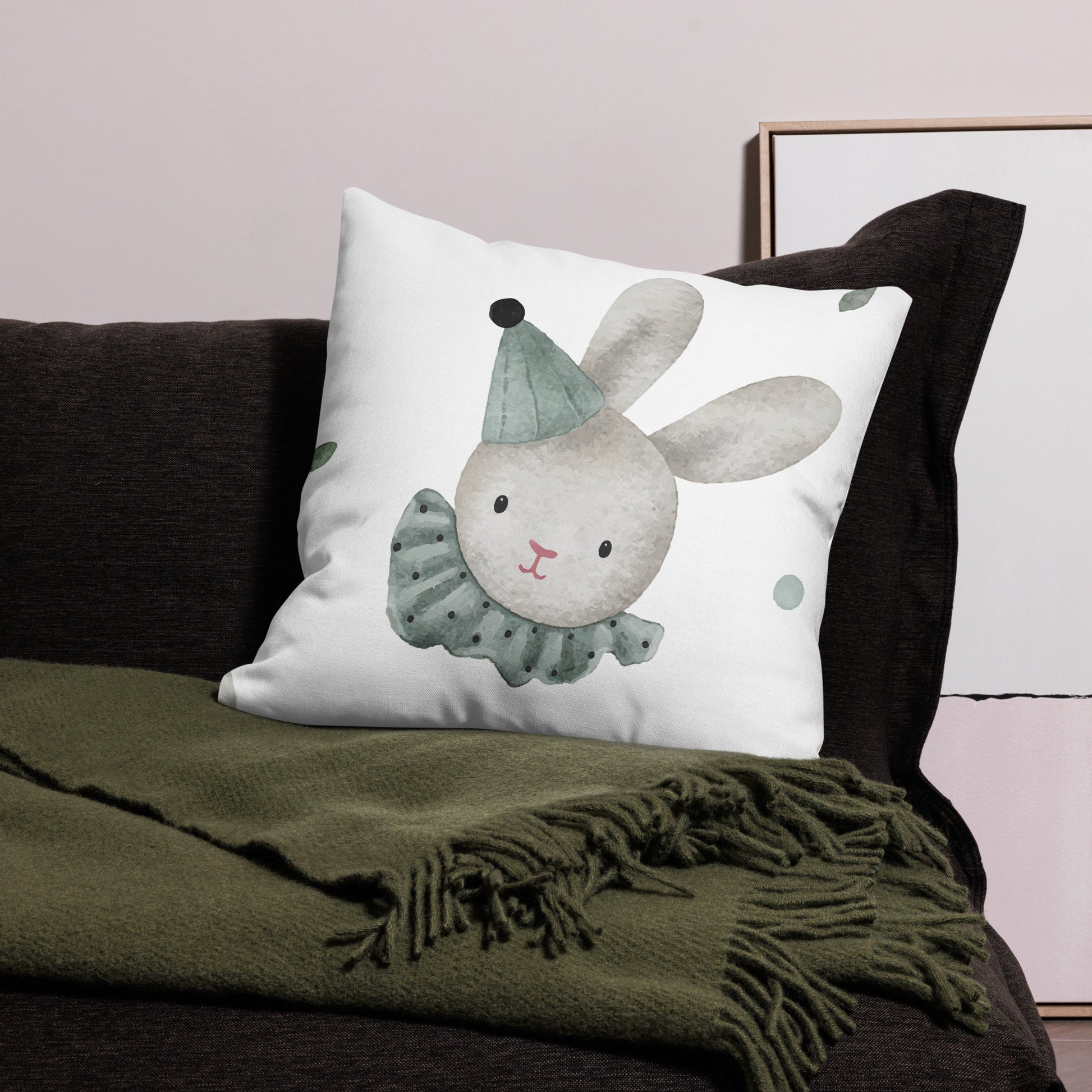 BABY BUNNIES Pillow - Premium  from The Wishful Fish Kids - Just $27! Shop now at The Wishful Fish Kids