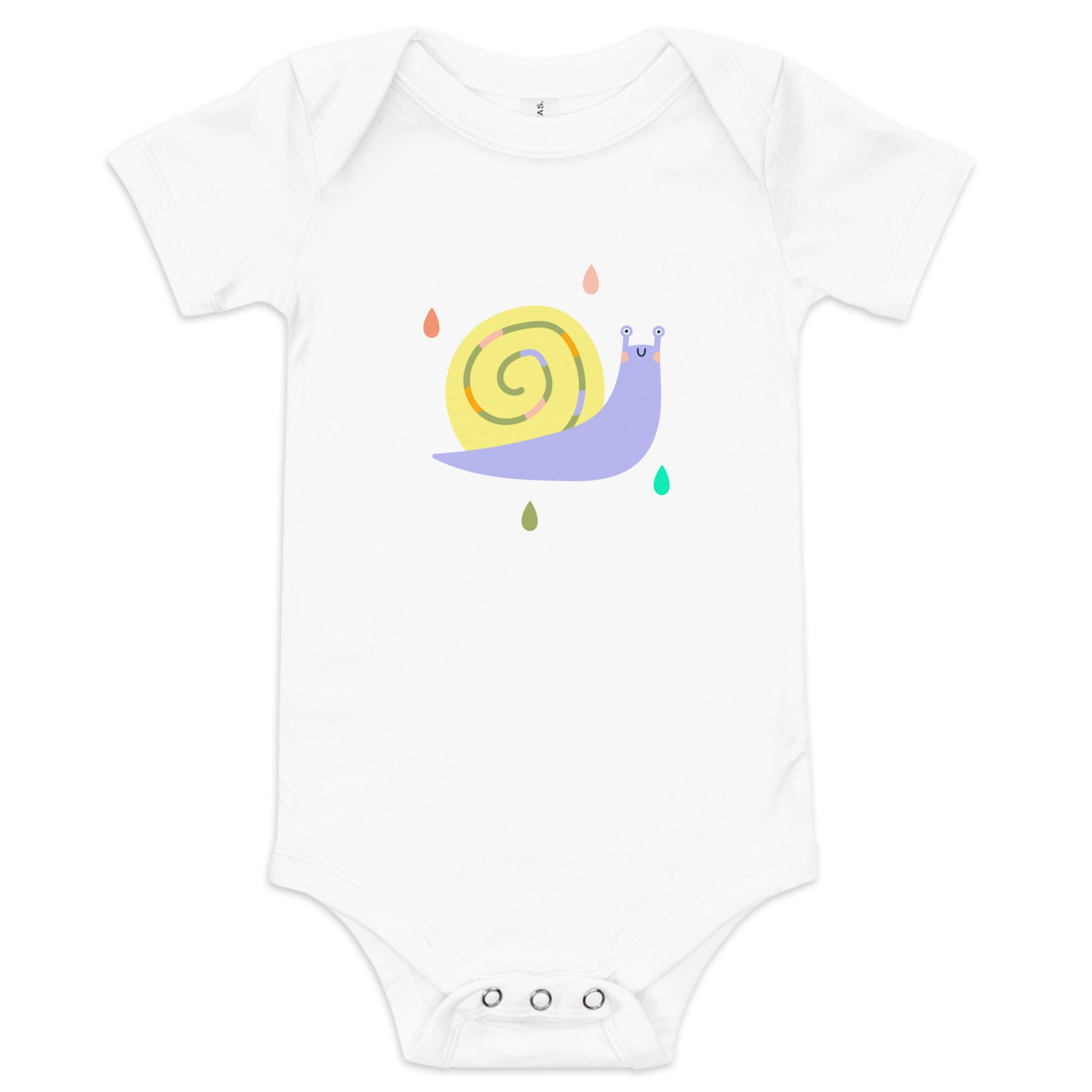 BABY SNAILS One Piece - Premium Baby-One-Piece from The Wishful Fish Kids - Just $18.50! Shop now at The Wishful Fish Kids