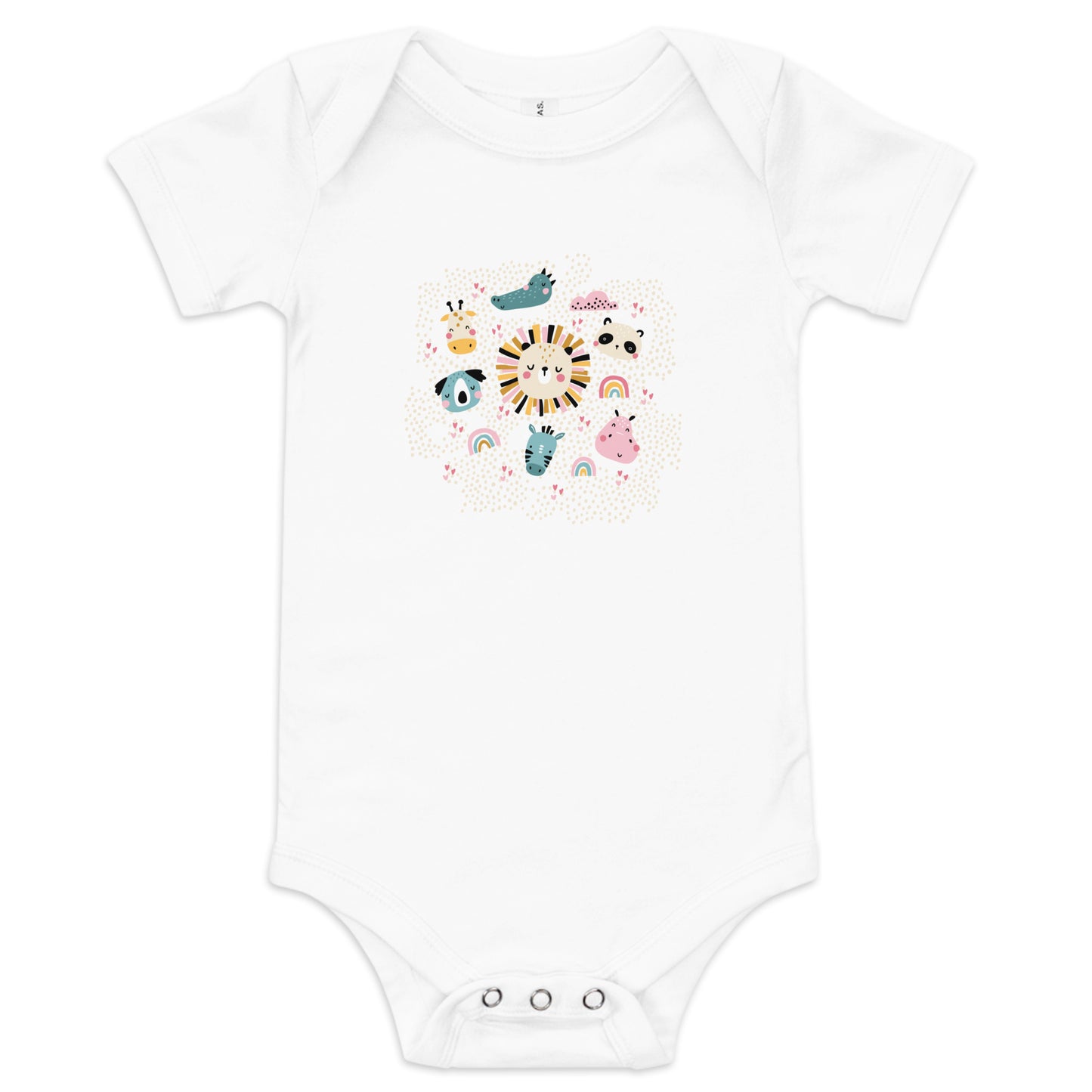 BABY ANIMALS One Piece - Premium Baby-One-Piece from The Wishful Fish Kids - Just $20! Shop now at The Wishful Fish Kids