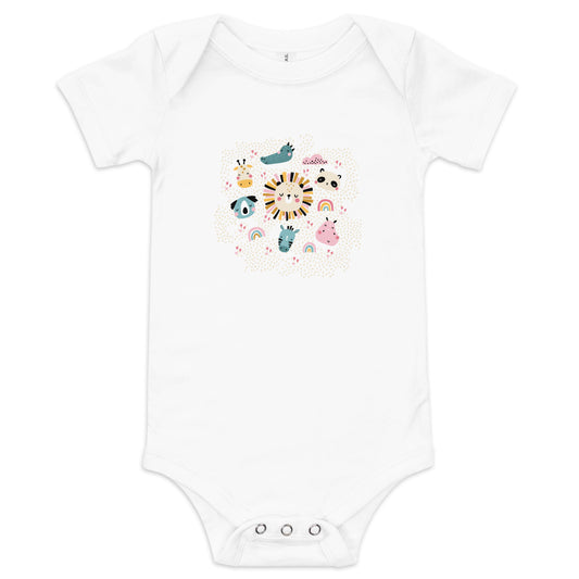 BABY ANIMALS One Piece - Premium Baby-One-Piece from The Wishful Fish Kids - Just $20! Shop now at The Wishful Fish Kids