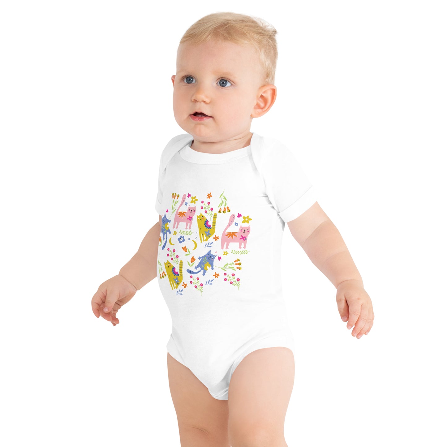 PLAYFUL KITTIES One Piece - Premium One Piece from The Wishful Fish Kids - Just $23! Shop now at The Wishful Fish Kids