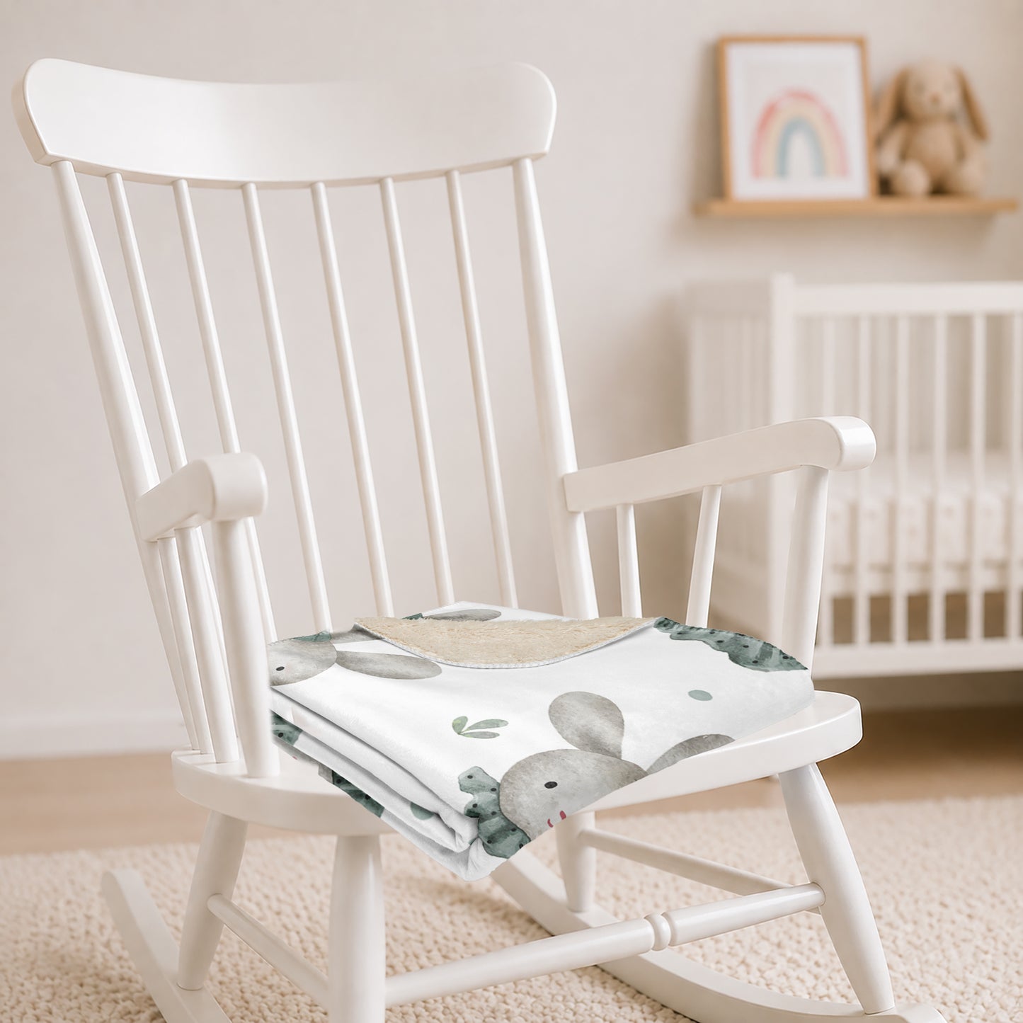 This Soft Baby Blanket brings Warmth, and Cuteness to every Cuddle. SHOP Now at The Wishful Fish Kids