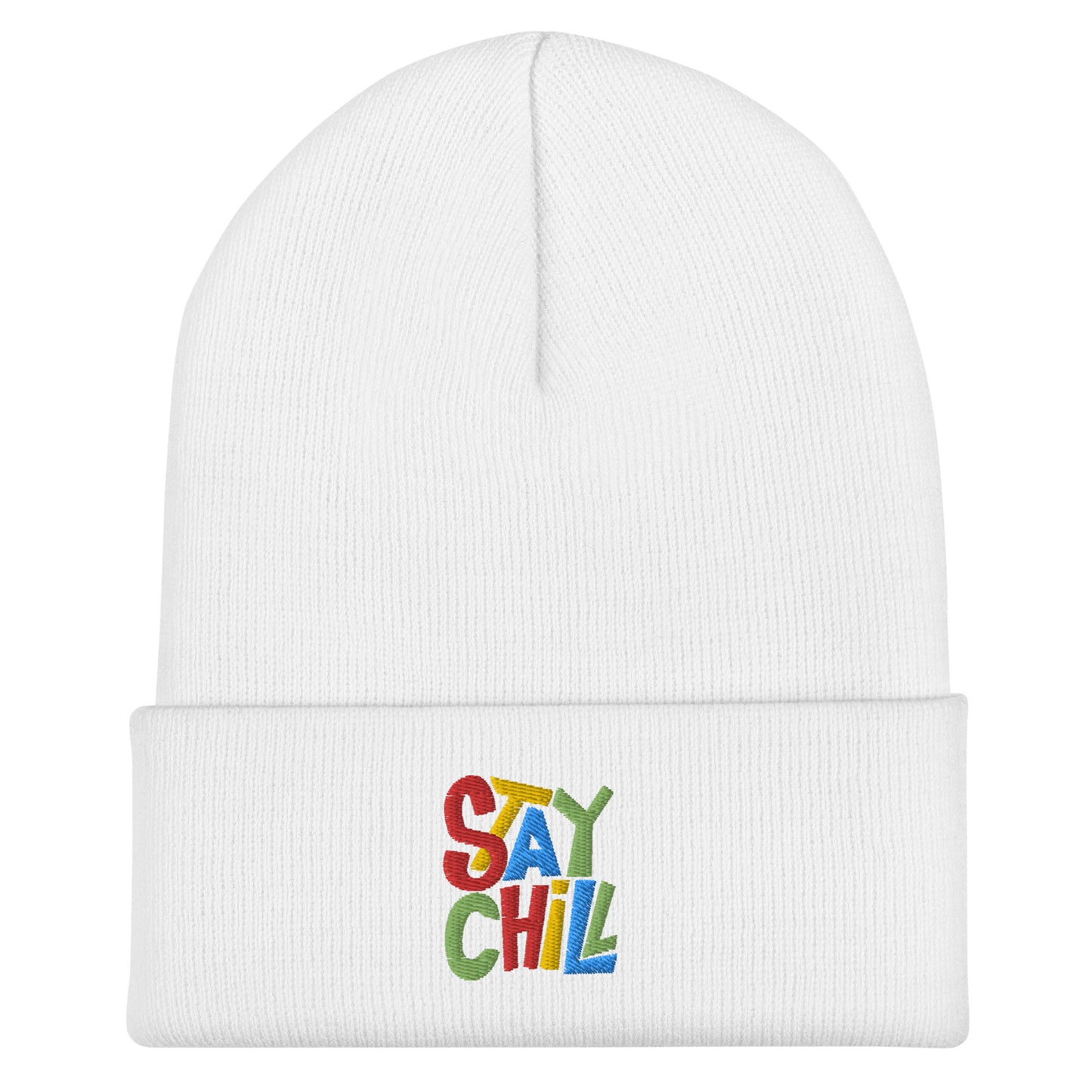 STAY CHILL Cuffed Beanie - Premium Beanie from The Wishful Fish Kids - Just $23! Shop now at The Wishful Fish Kids