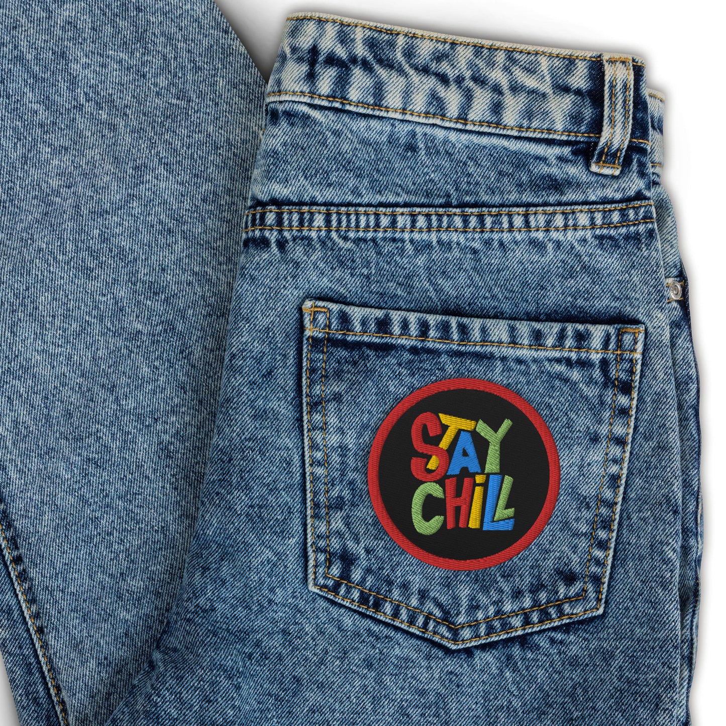 STAY CHILL Embroidered Patch - Premium Embroidered Patch from The Wishful Fish Kids - Just $18! Shop now at The Wishful Fish Kids