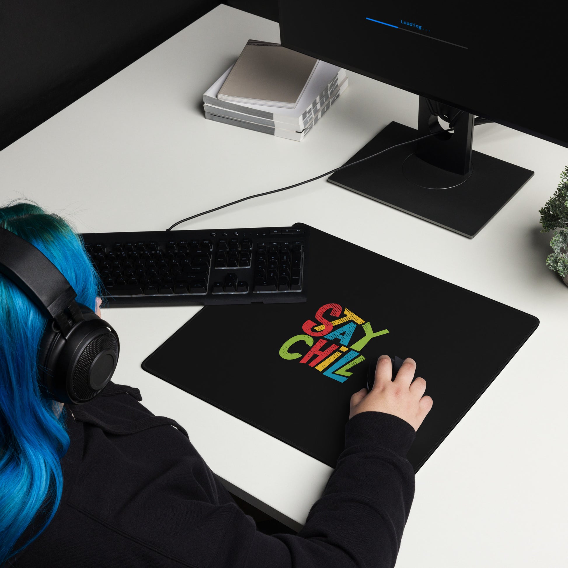 STAY CHILL Gaming Mouse Pad - Premium Mouse Pad from The Wishful Fish Kids - Just $21! Shop now at The Wishful Fish Kids