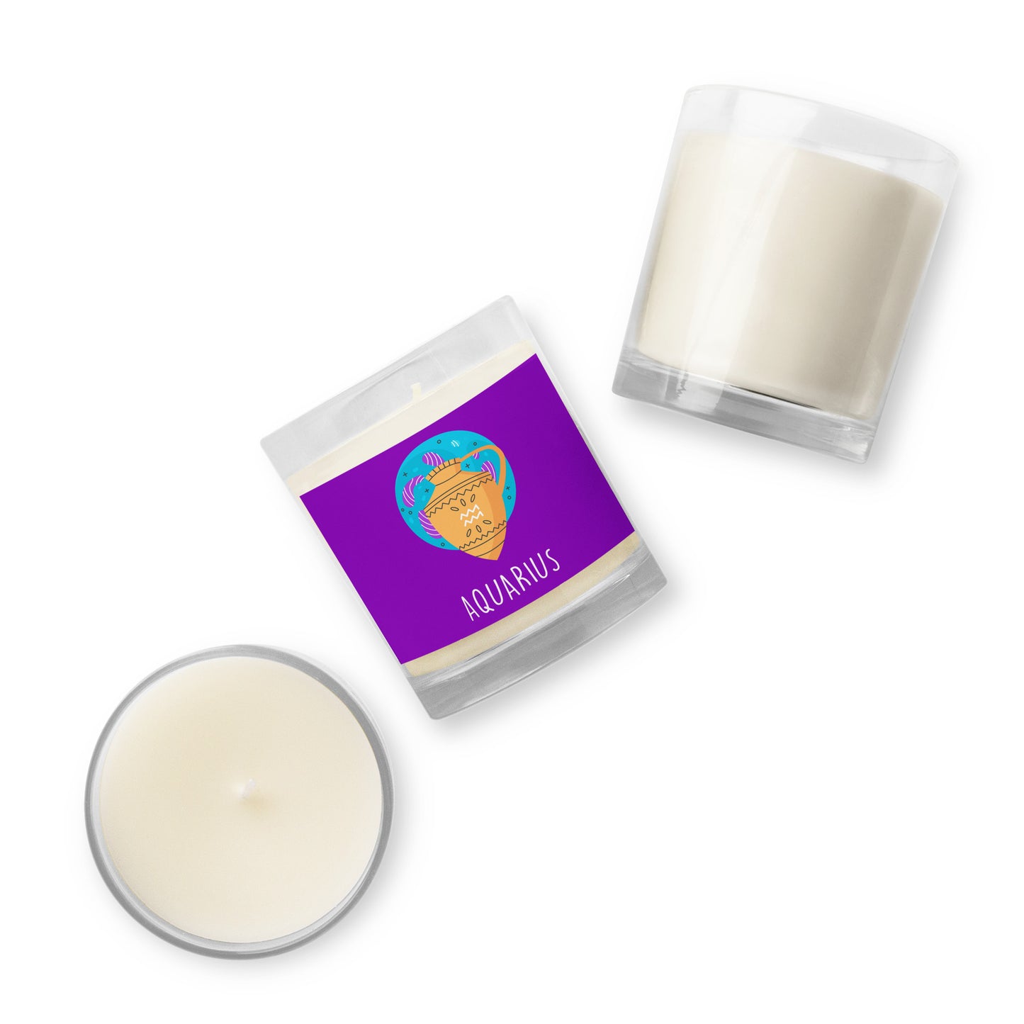 AQUARIUS ZODIAC Wish Candle - Premium Candles from The Wishful Fish Kids - Just $16! Shop now at The Wishful Fish Kids