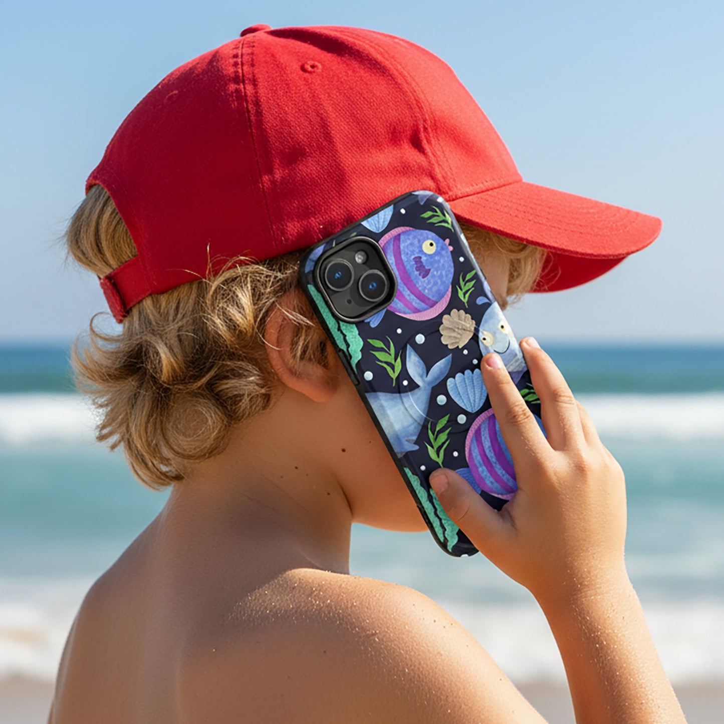 Brings ocean vibes and cool design straight to your device! SHOP Now at The Wishful Fish Kids