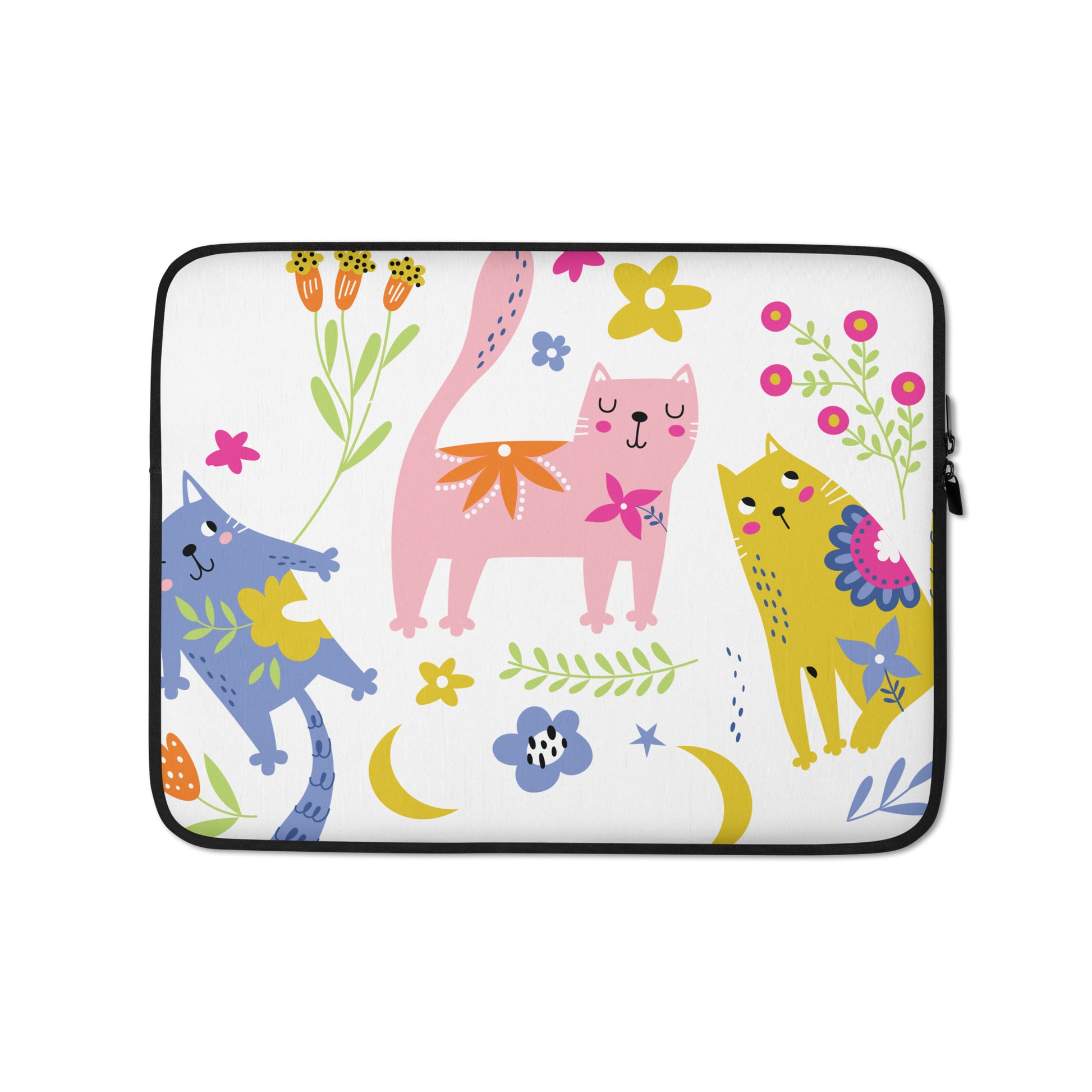 PLAYFUL KITTIES Laptop Sleeve - Premium Laptop Sleeve from The Wishful Fish Kids - Just $23! Shop now at The Wishful Fish Kids