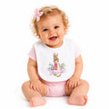 Baby Bib Peter Rabbit Pink — Sweet Storybook Essential for Every Little Bunny