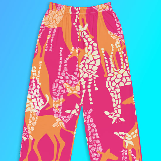 Giraffe Wide Leg Pants. SHOP Now at The Wishful Fish KIDS