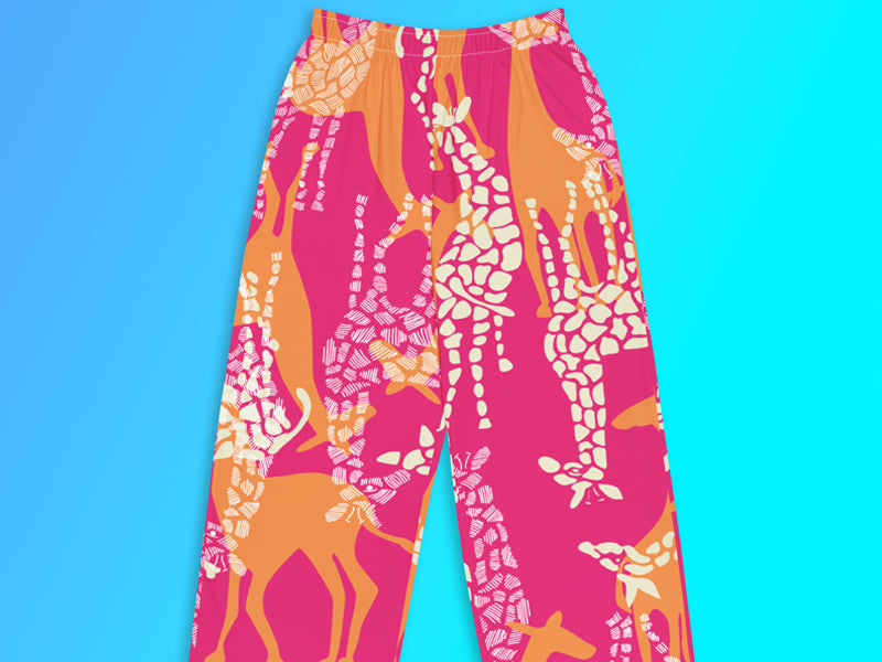 Giraffe Wide Leg Pants. SHOP Now at The Wishful Fish KIDS