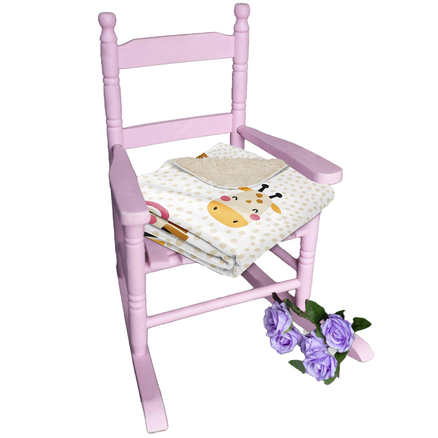 Sherpa Baby Blanket Animals Design —  Perfect for a New Baby Gift