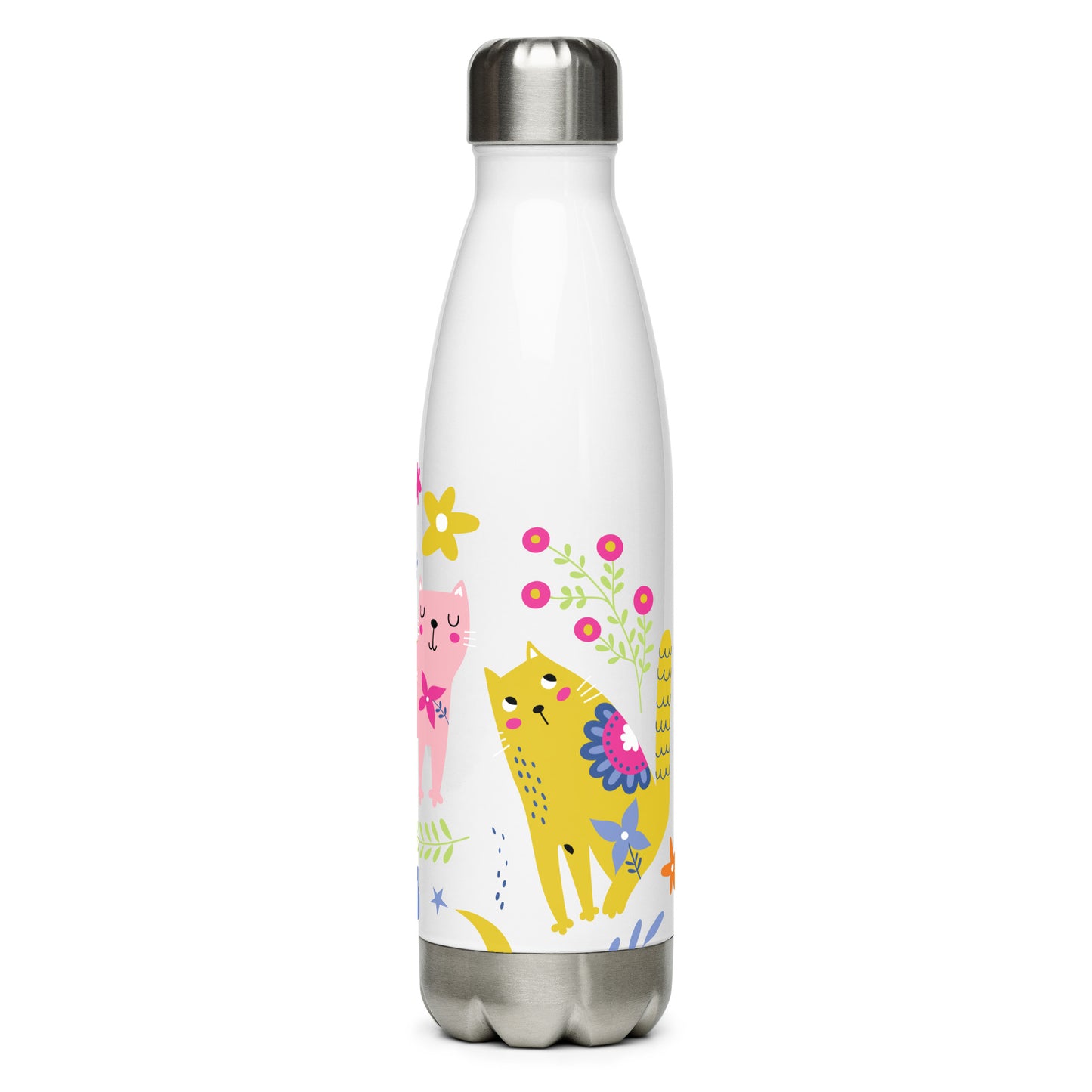 PLAYFUL KITTIES Water Bottle - Premium Water Bottle from The Wishful Fish Kids - Just $24.75! Shop now at The Wishful Fish Kids