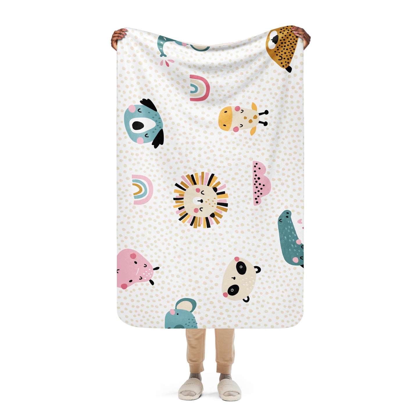 BABY ANIMALS Sherpa Blanket - Premium Baby Blanket from The Wishful Fish Kids - Just $34! Shop now at The Wishful Fish Kids