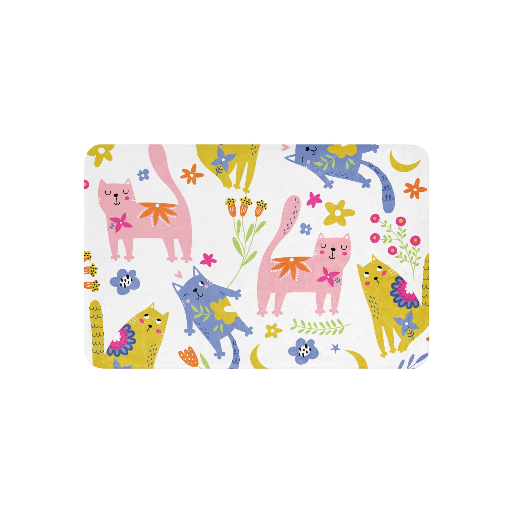 PLAYFUL KITTIES Sherpa Blanket - Premium Sherpa Blanket from The Wishful Fish Kids - Just $36! Shop now at The Wishful Fish Kids