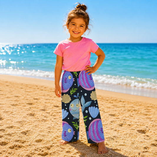 Sea Creatures Wide Leg Pants — For Every Day Fun