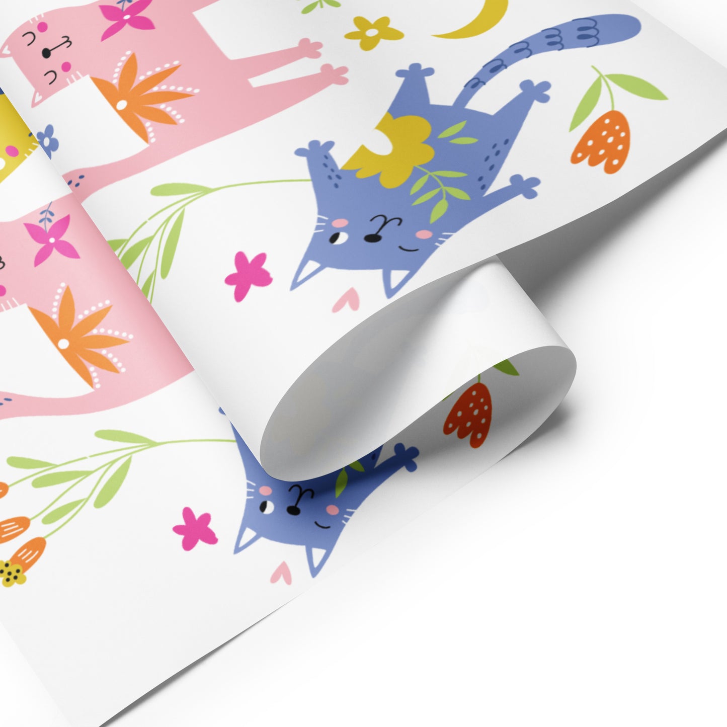 PLAYFUL KITTIES Wrapping Paper - Premium Wrapping Paper from The Wishful Fish Kids - Just $13! Shop now at The Wishful Fish Kids