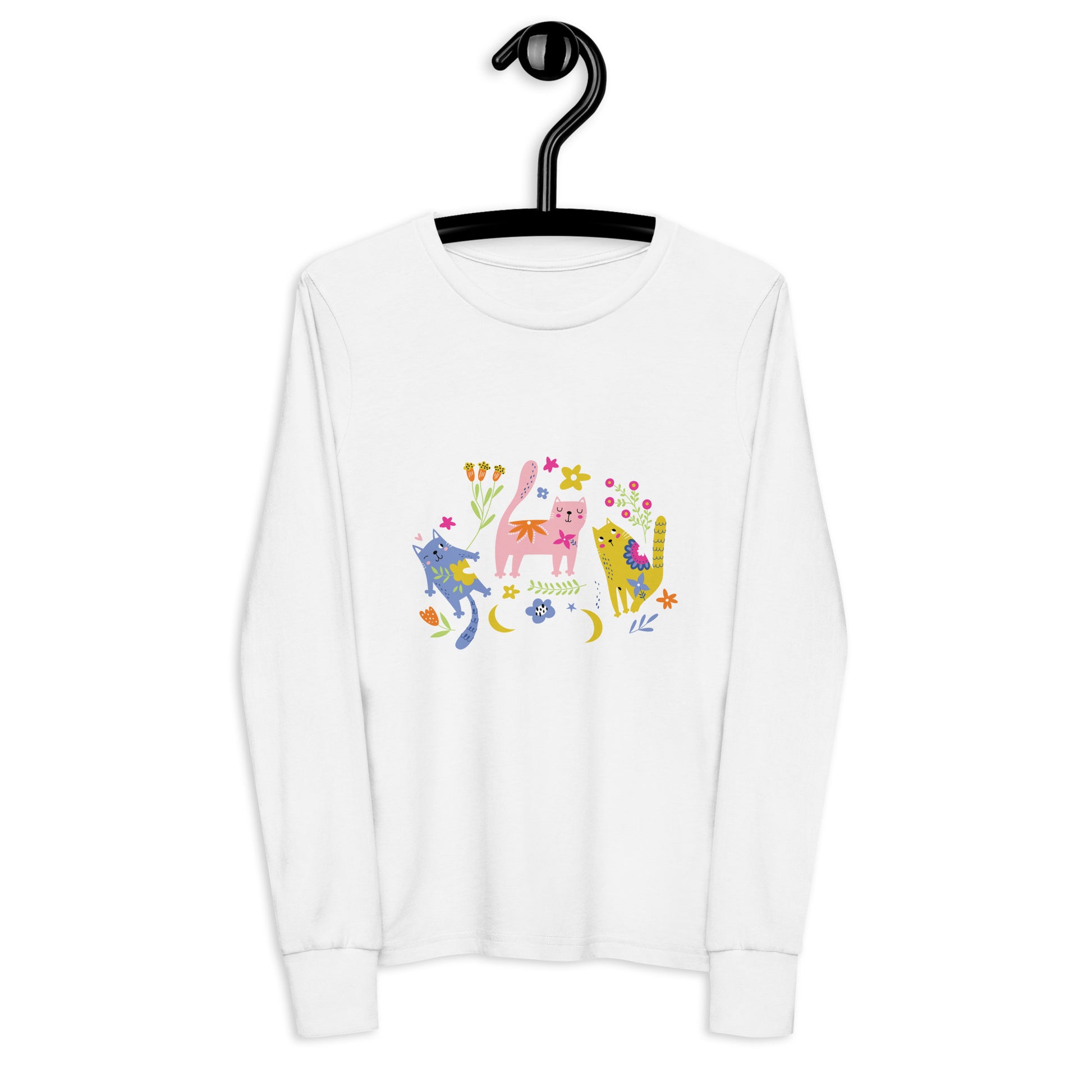 PLAYFUL KITTIES Long Sleeve Tee - Premium Long Sleeve T-Shirt from The Wishful Fish Kids - Just $22! Shop now at The Wishful Fish Kids