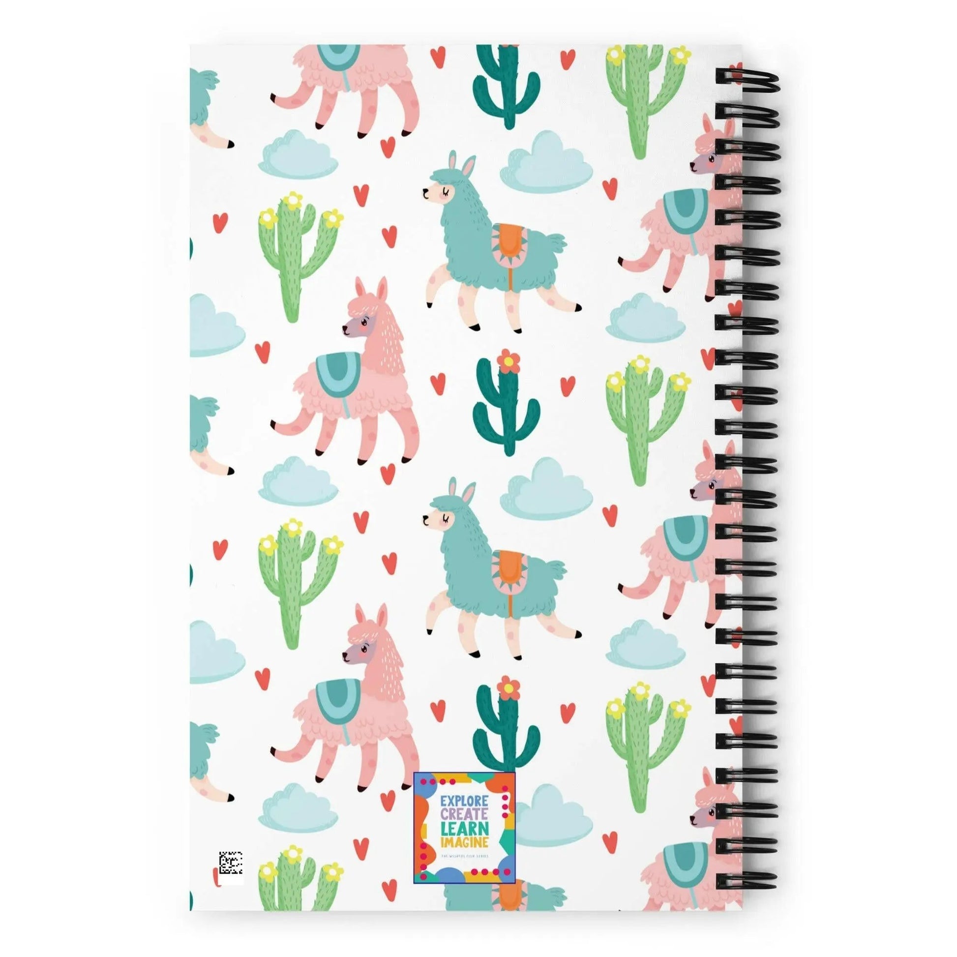 This notebook’s full of colorful, whimsical alpacas that bring soft vibes and big smiles every time you open it  SHOP Now at The Wishful Fish KIDS