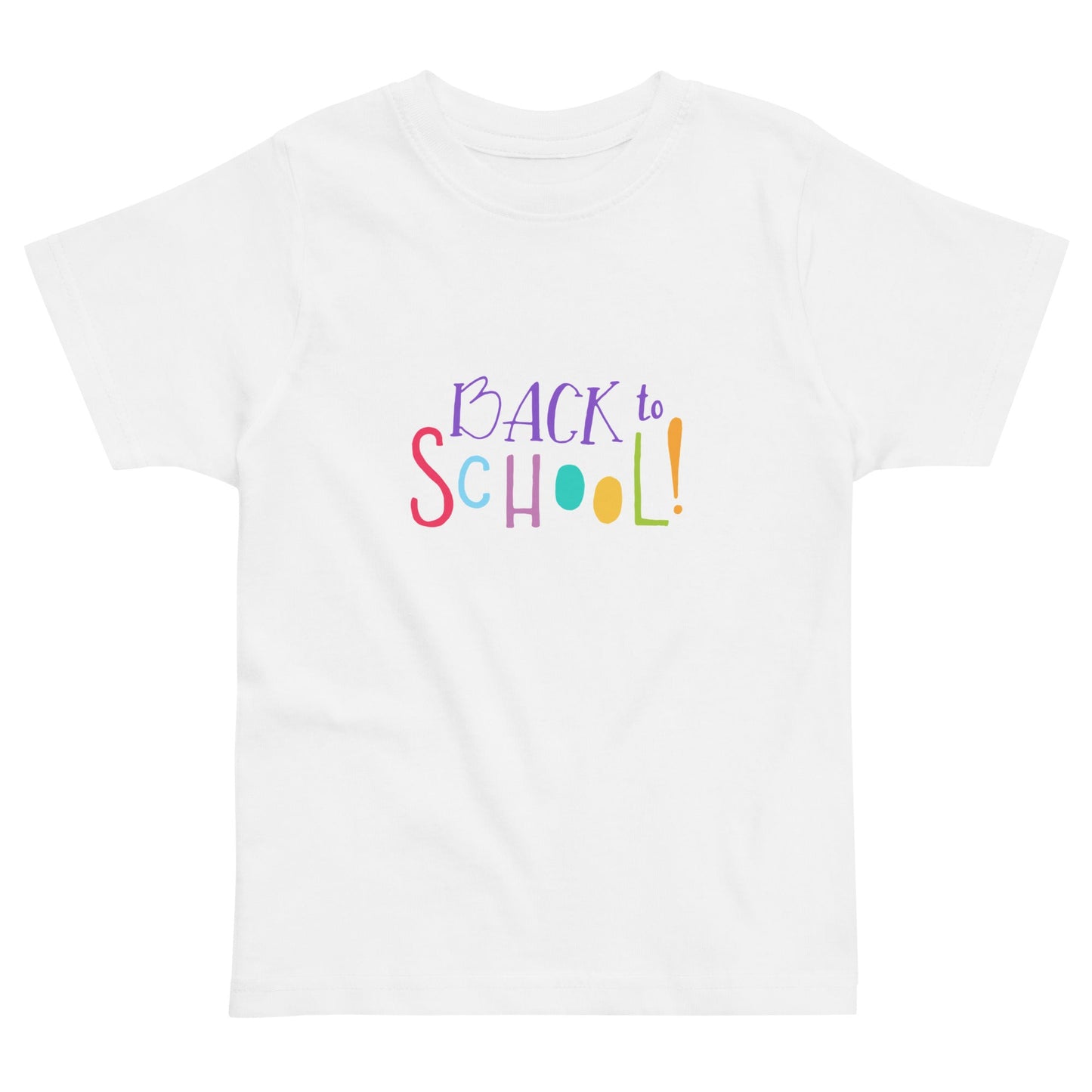 BACK TO SCHOOL Toddler Jersey T-shirt  Sizes 2-5/6 The Wishful Fish Kids