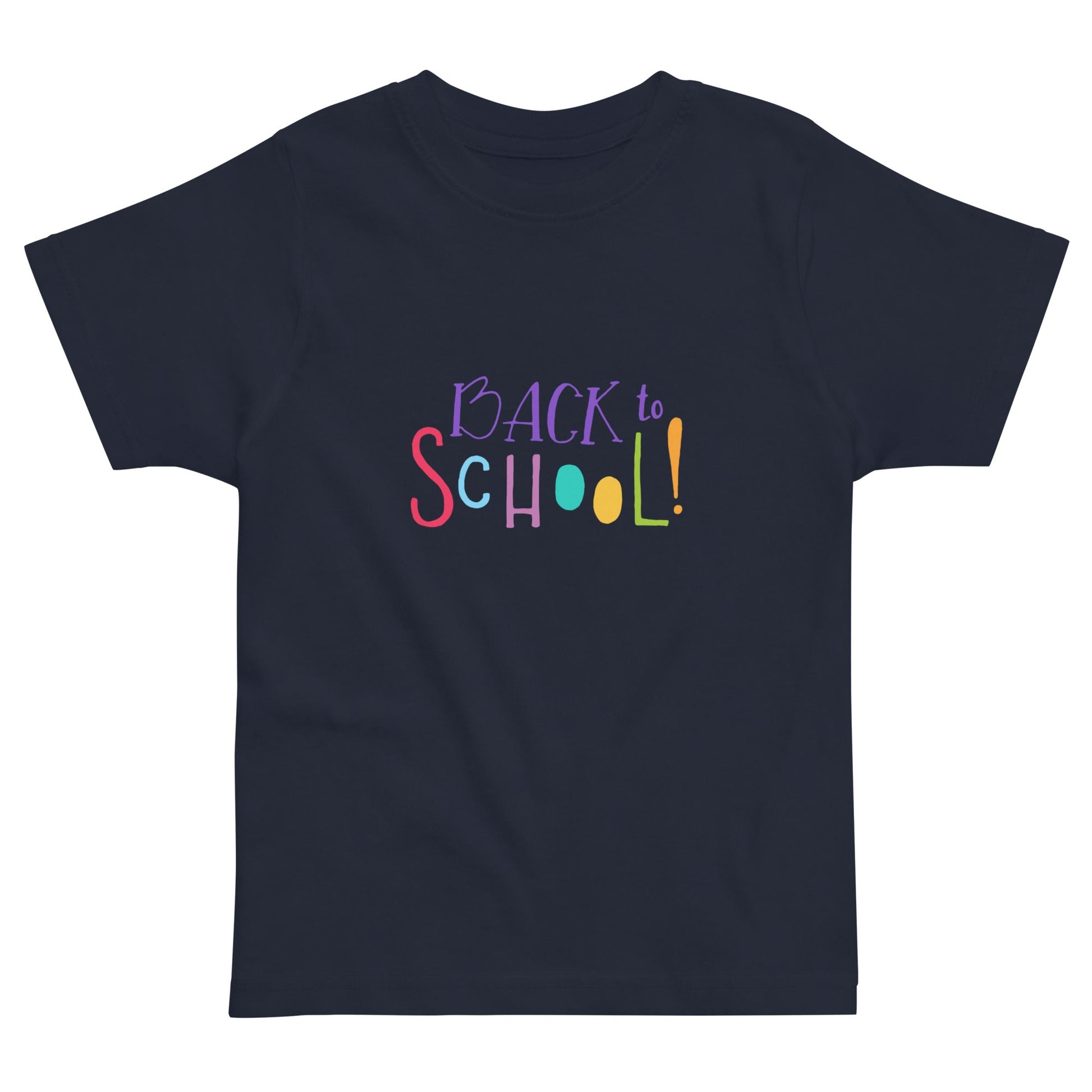 BACK TO SCHOOL Toddler Jersey T-shirt  Sizes 2-5/6 - Premium T-Shirt from The Wishful Fish Kids - Just $27.00! Shop now at The Wishful Fish Kids