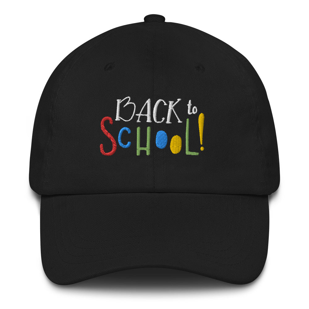 BACK To SCHOOL Baseball Cap - Premium Baseball Cap from The Wishful Fish Kids - Just $33.00! Shop now at The Wishful Fish Kids