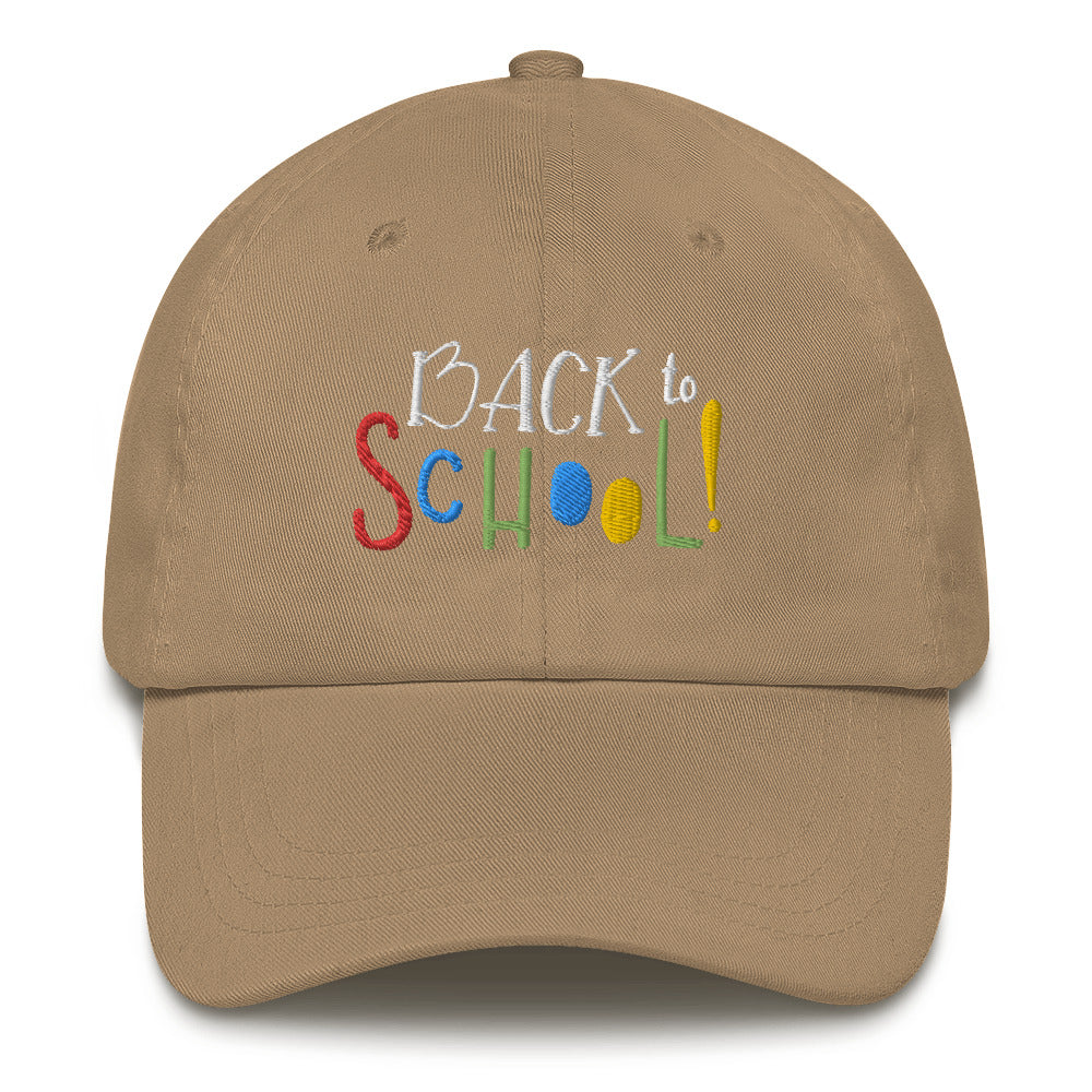 BACK To SCHOOL Baseball Cap - Premium Baseball Cap from The Wishful Fish Kids - Just $33.00! Shop now at The Wishful Fish Kids