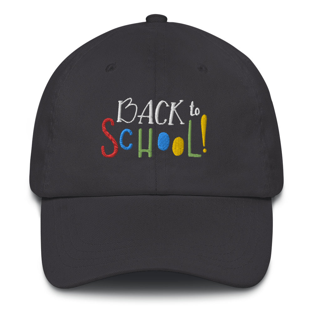 BACK To SCHOOL Baseball Cap - Premium Baseball Cap from The Wishful Fish Kids - Just $33.00! Shop now at The Wishful Fish Kids