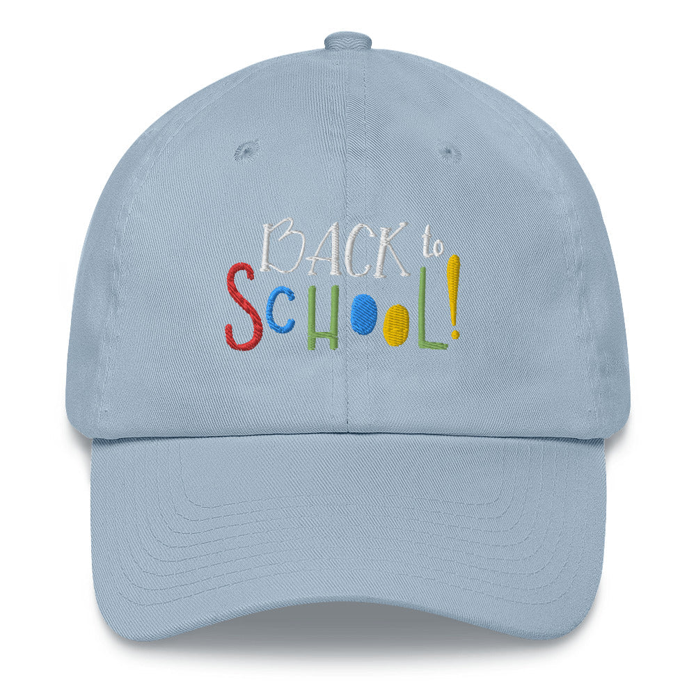 BACK To SCHOOL Baseball Cap - Premium Baseball Cap from The Wishful Fish Kids - Just $33.00! Shop now at The Wishful Fish Kids