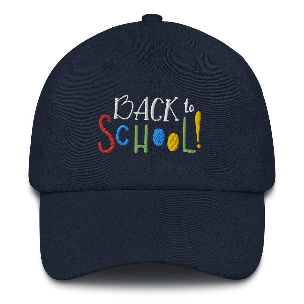 BACK To SCHOOL Baseball Cap - Premium Baseball Cap from The Wishful Fish Kids - Just $33.00! Shop now at The Wishful Fish Kids