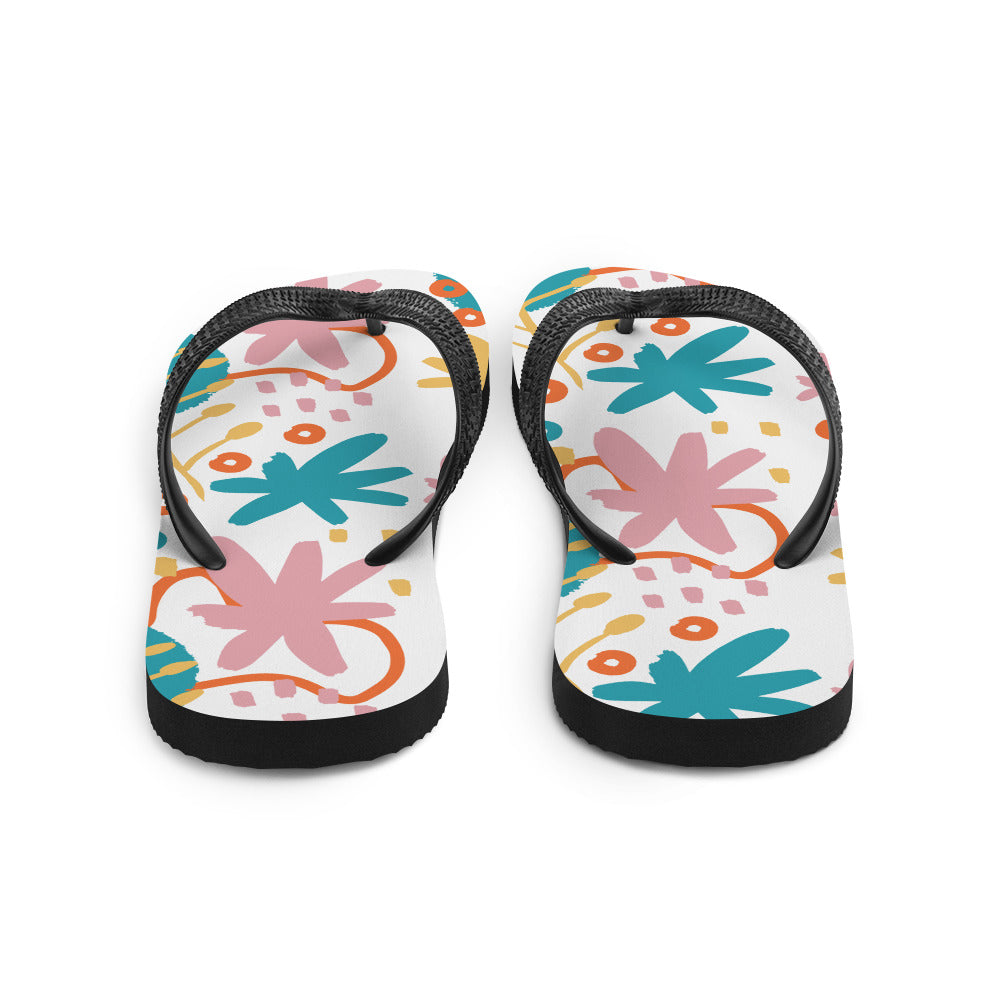 BOTANICAL PATTERN Flip-Flops - Sizes S-L - Premium Flip Flops from The Wishful Fish Kids - Just $26.00! Shop now at The Wishful Fish Kids