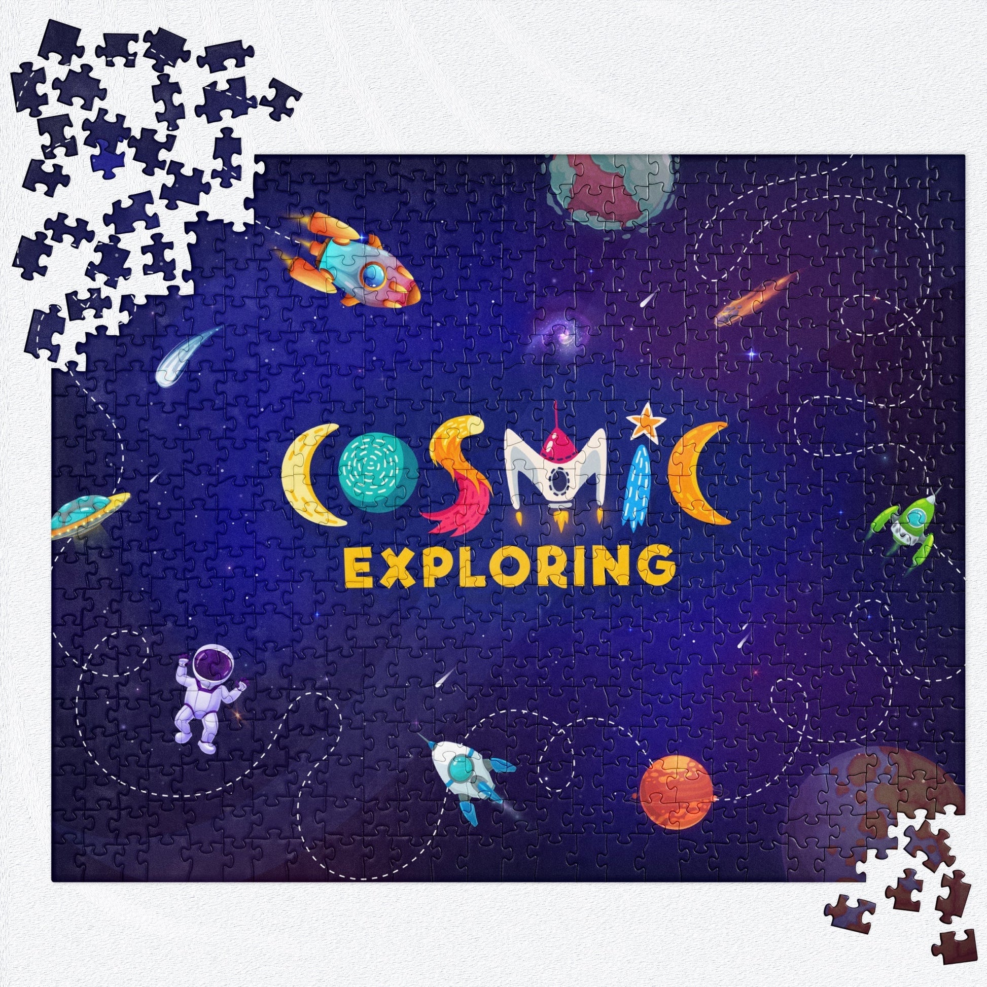 COSMIC EXPLORING Jigsaw Puzzle - 520 Pieces - Premium Jigsaw Puzzle from The Wishful Fish Kids - Just $38.00! Shop now at The Wishful Fish Kids