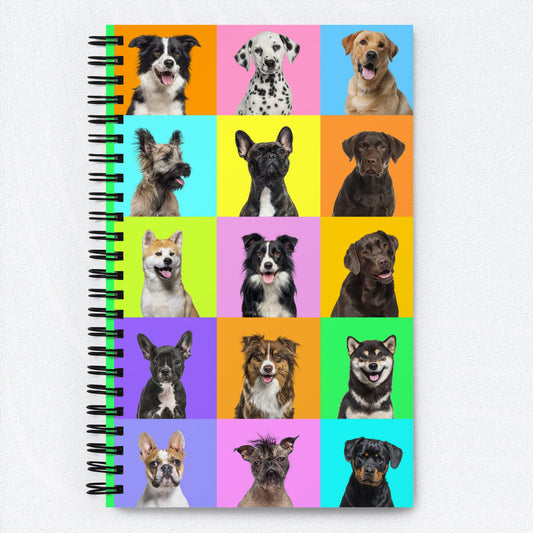 DOGS Spiral Notebook - Premium Spiral Notebook from The Wishful Fish Kids - Just $24.00! Shop now at The Wishful Fish Kids