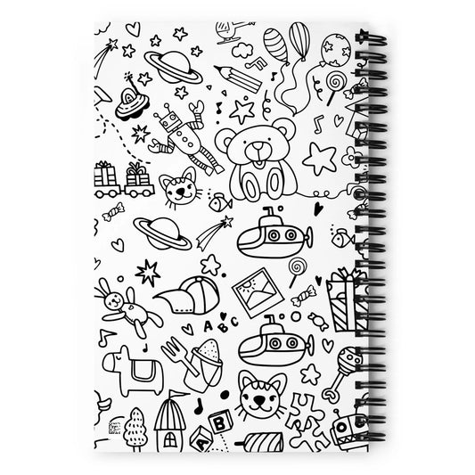 This Doodle Notebook is your go-to for all those wild ideas, quick sketches, and epic brainstorms. SHOP Now at The Wishful Fish KIDS