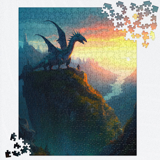 DRAGON MOUNTAIN Jigsaw Puzzle  520 Pieces - Premium Jigsaw Puzzle from The Wishful Fish Kids - Just $38.00! Shop now at The Wishful Fish Kids