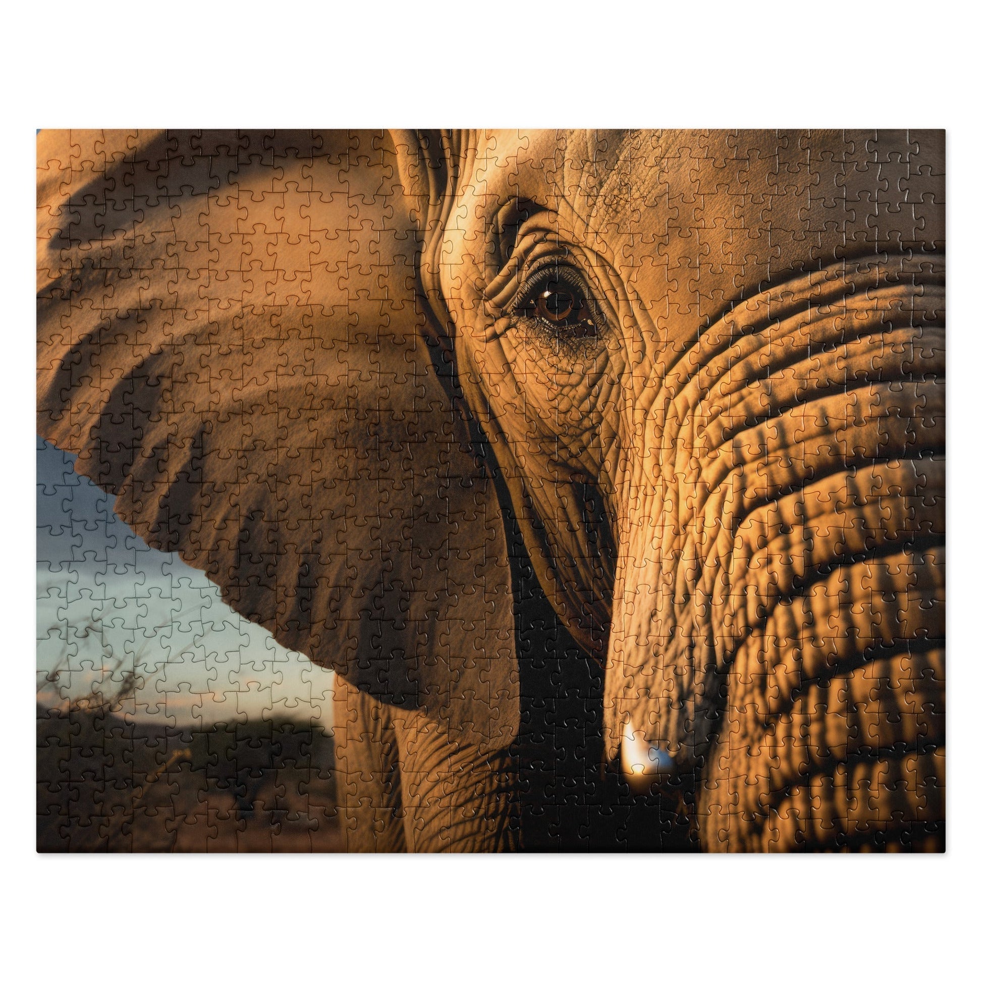 ELEPHANT SAFARI Jigsaw Puzzle - 520 Pieces - Premium Jigsaw Puzzle from The Wishful Fish Kids - Just $38.00! Shop now at The Wishful Fish Kids