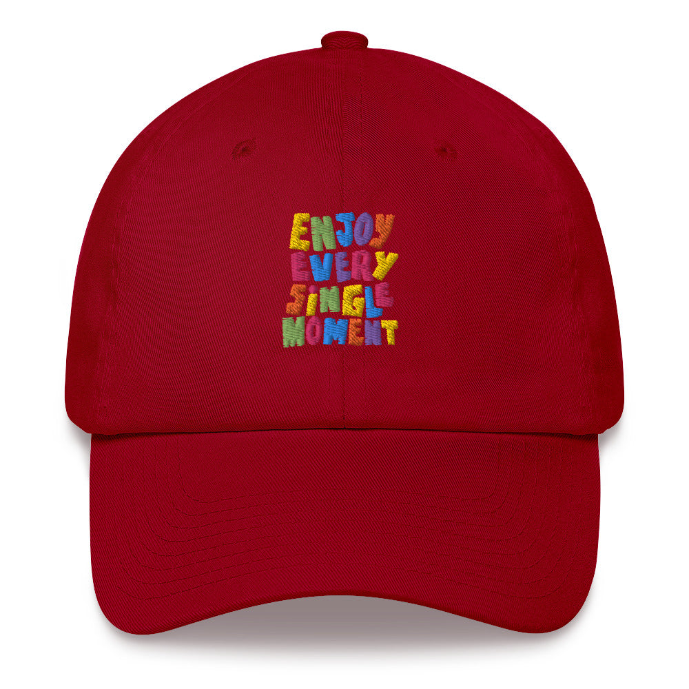 ENJOY EVERY SINGLE MOMENT Baseball Cap The Wishful Fish Kids