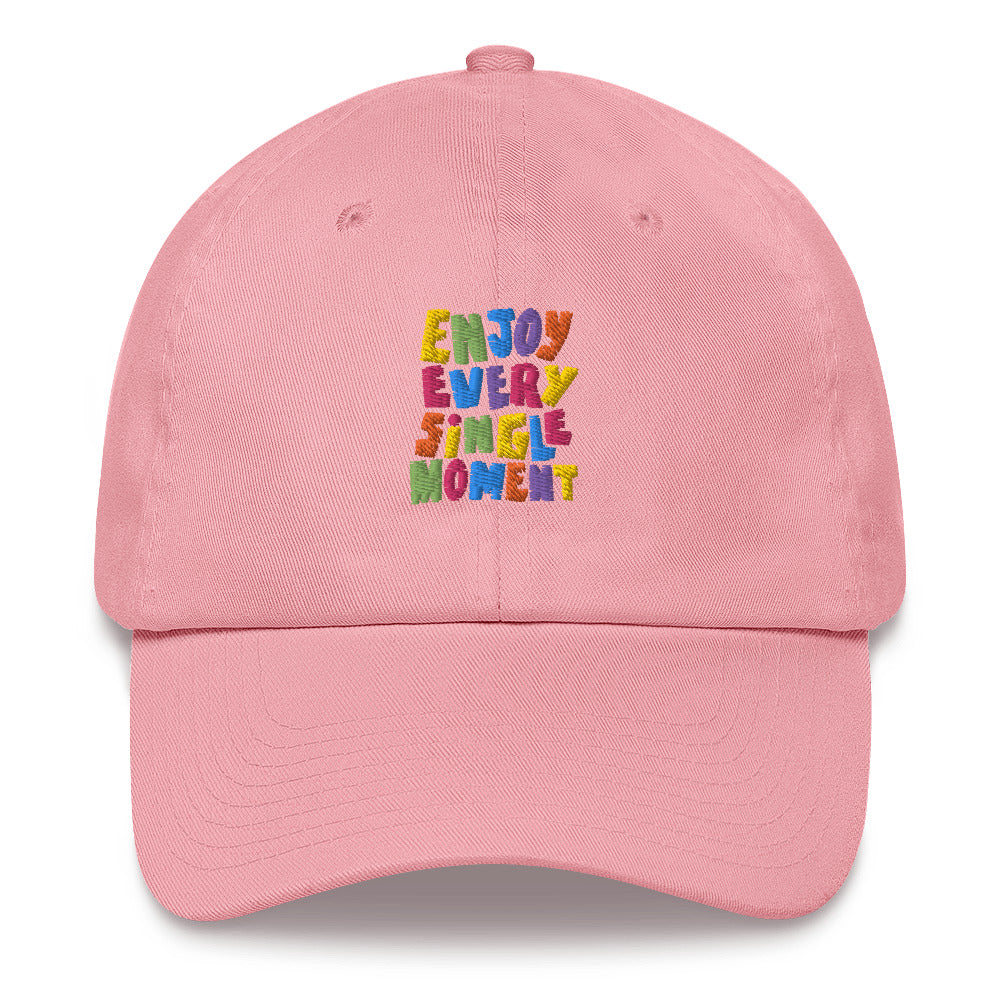 ENJOY EVERY SINGLE MOMENT Baseball Cap - Premium Baseball Cap from The Wishful Fish Kids - Just $33.00! Shop now at The Wishful Fish Kids