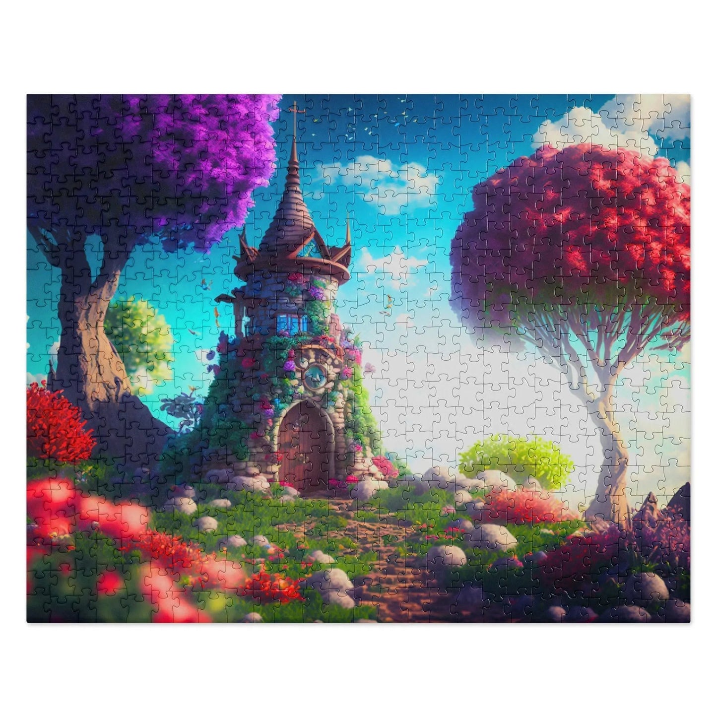 With its whimsical fairytale design, this fun puzzle will keep everyone engaged while sparking their imagination and sense of wonder with puzzle fun. SHOP Now at The Wishful Fish KIDS