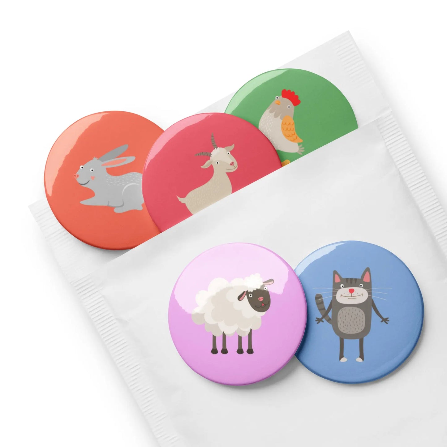 perfect for adding farmyard fun to your backpack, hat, notebooks, and other gear. SHOP Now at The Wishful Fish KIDS