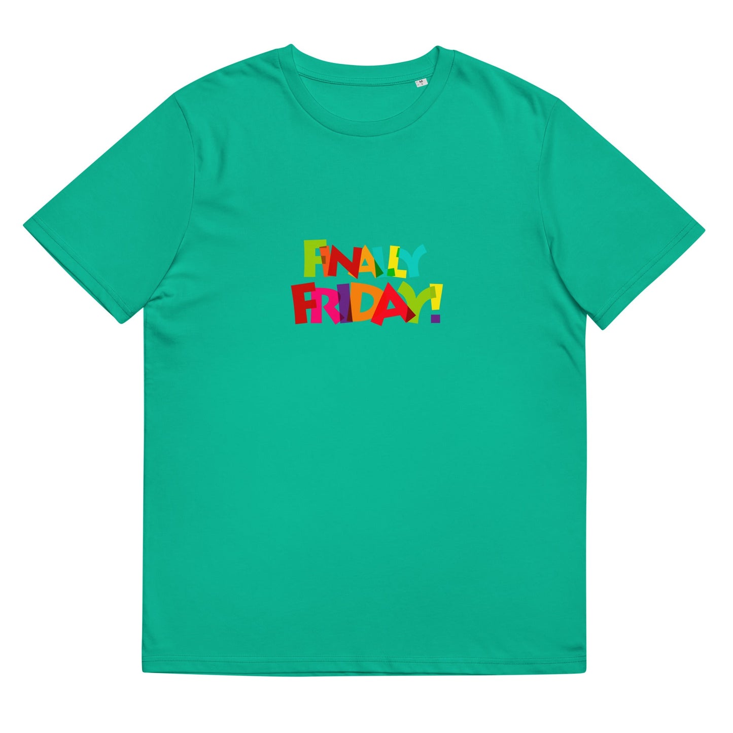 FINALLY FRIDAY Unisex Organic Cotton T-shirt  Sizes S-5XL - Premium T-Shirt from The Wishful Fish Kids - Just $28.00! Shop now at The Wishful Fish Kids