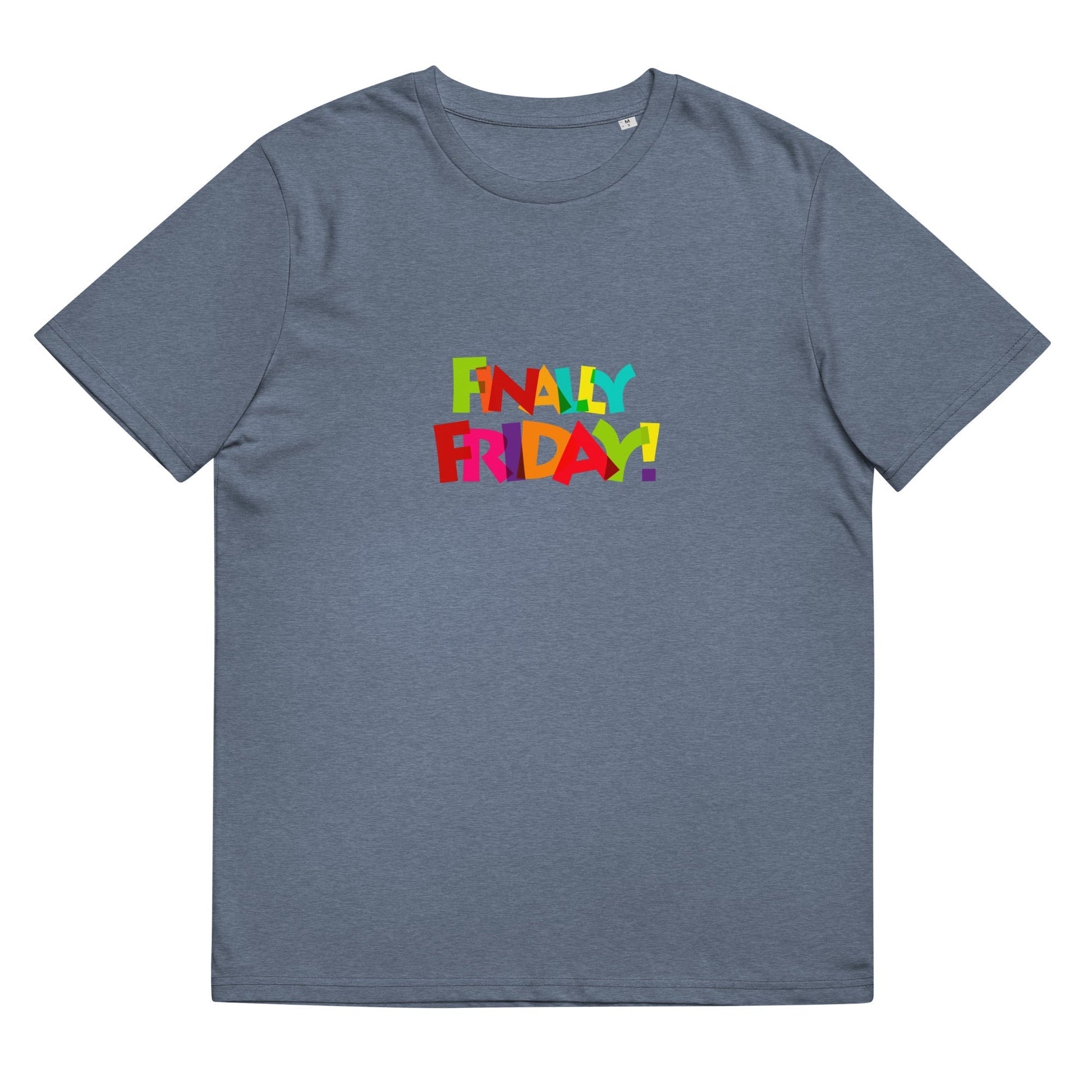 FINALLY FRIDAY Unisex Organic Cotton T-shirt  Sizes S-5XL - Premium T-Shirt from The Wishful Fish Kids - Just $28.00! Shop now at The Wishful Fish Kids