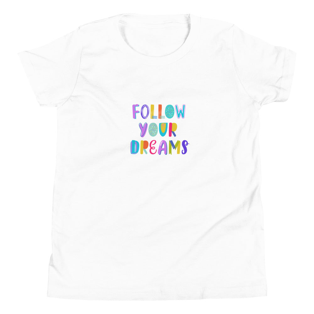 FOLLOW YOUR DREAMS Youth T-Shirt  Sizes S-XL The Wishful Fish Kids