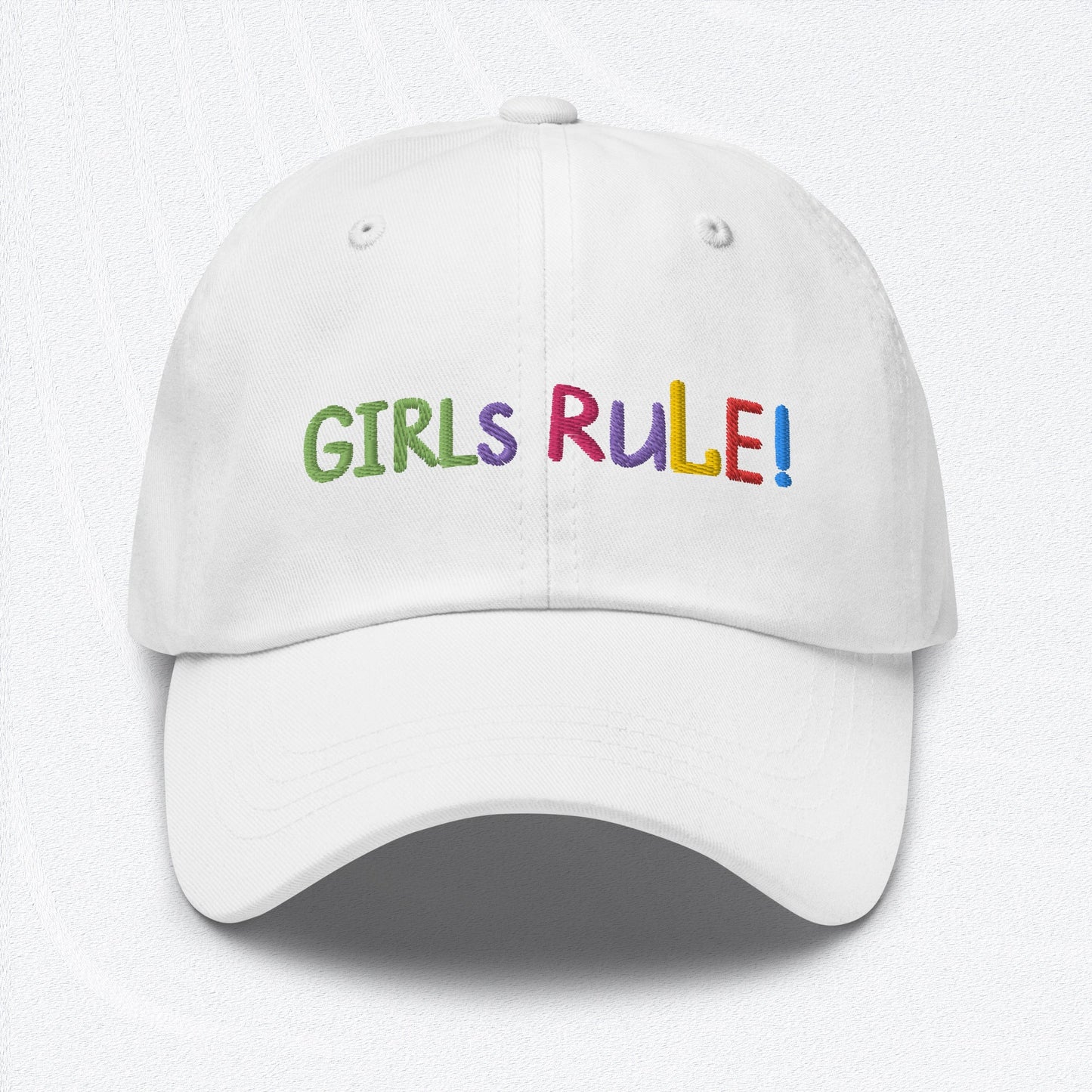 GIRLS RULE Baseball Cap - Premium Baseball Cap from The Wishful Fish Kids - Just $28.50! Shop now at The Wishful Fish Kids