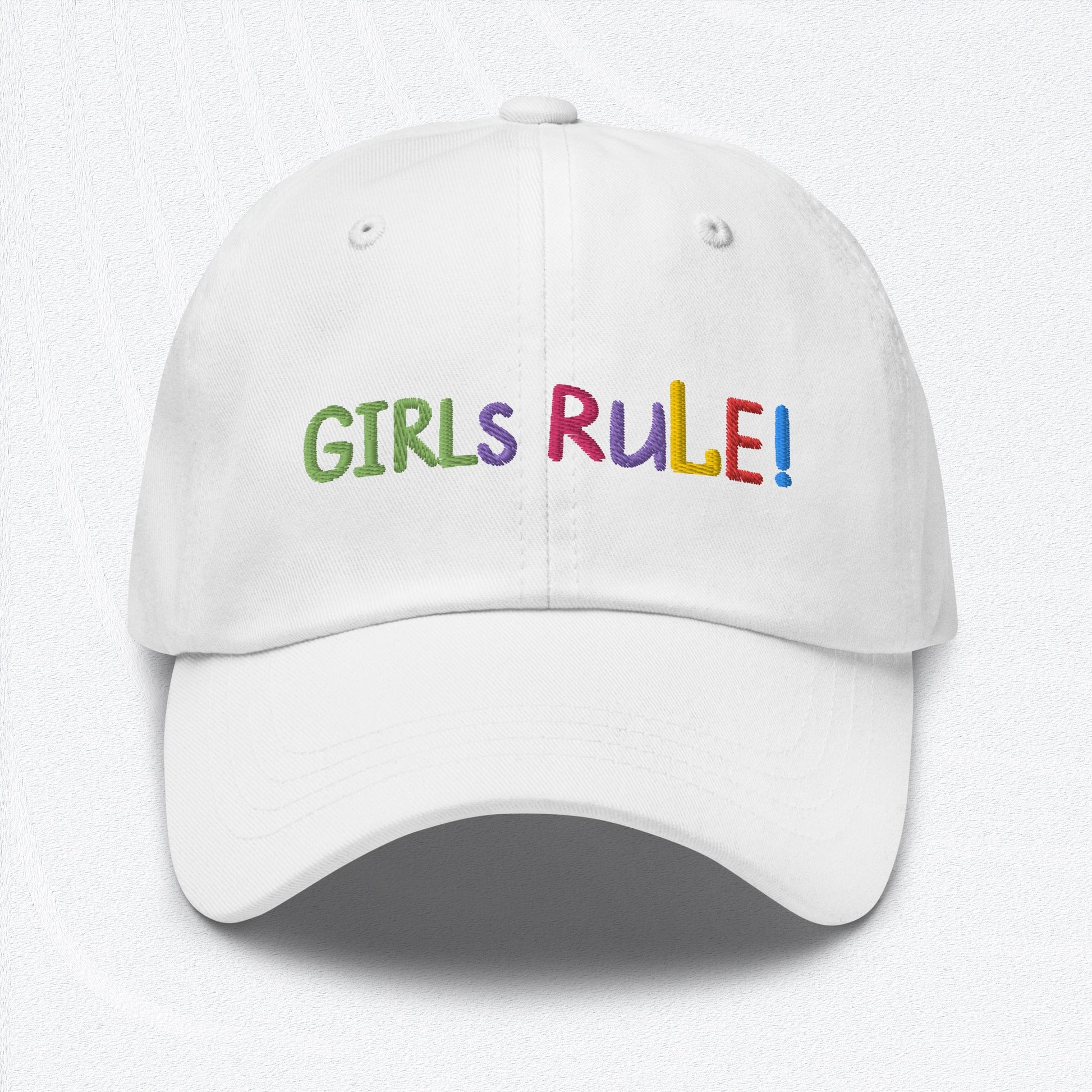 GIRLS RULE Baseball Cap - Premium Baseball Cap from The Wishful Fish Kids - Just $28.50! Shop now at The Wishful Fish Kids