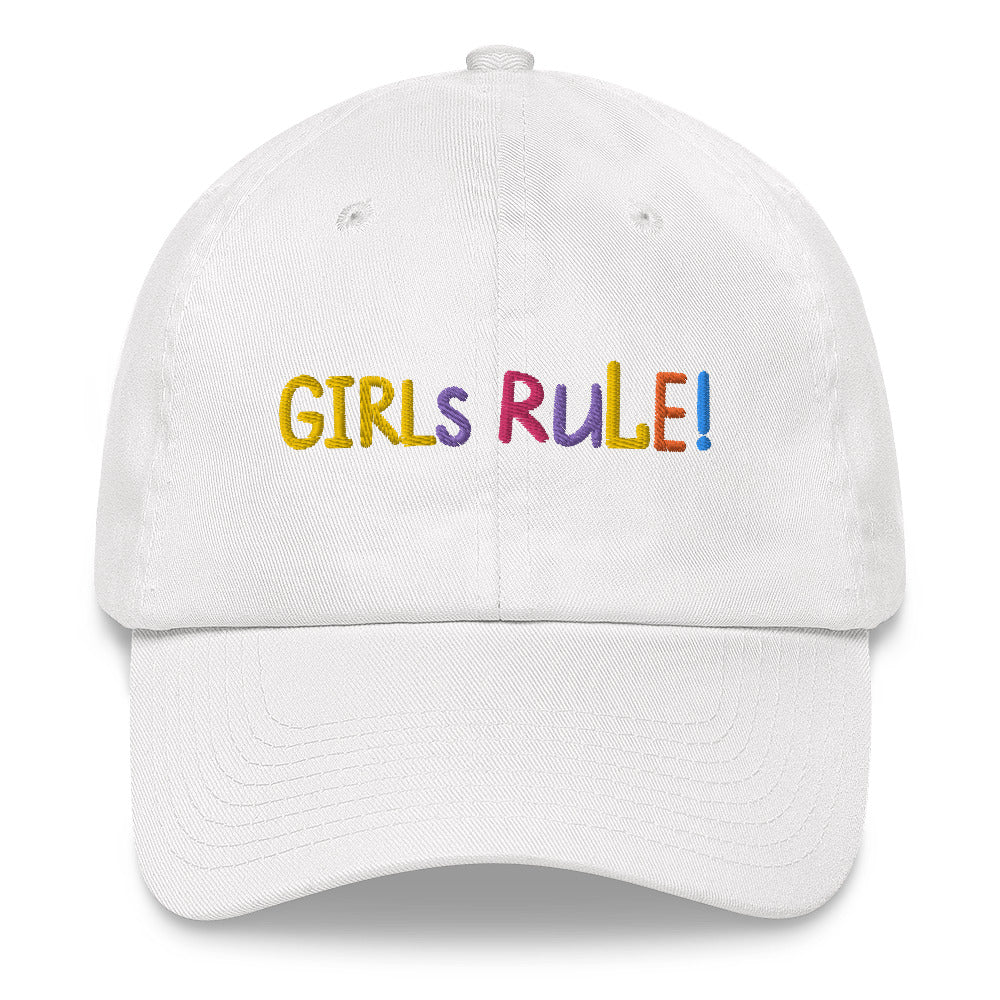 GIRLS RULE Baseball Cap - Premium Baseball Cap from The Wishful Fish Kids - Just $28.50! Shop now at The Wishful Fish Kids